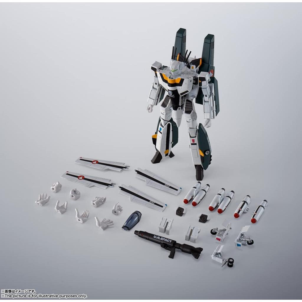 TAMASHII NATIONS HI-METAL R Super Dimension Fortress Macross VF-1S Super Valkyrie (Ichijo Hikaru) Approx. 140mm Die-cast & ABS & PVC Painted Movable