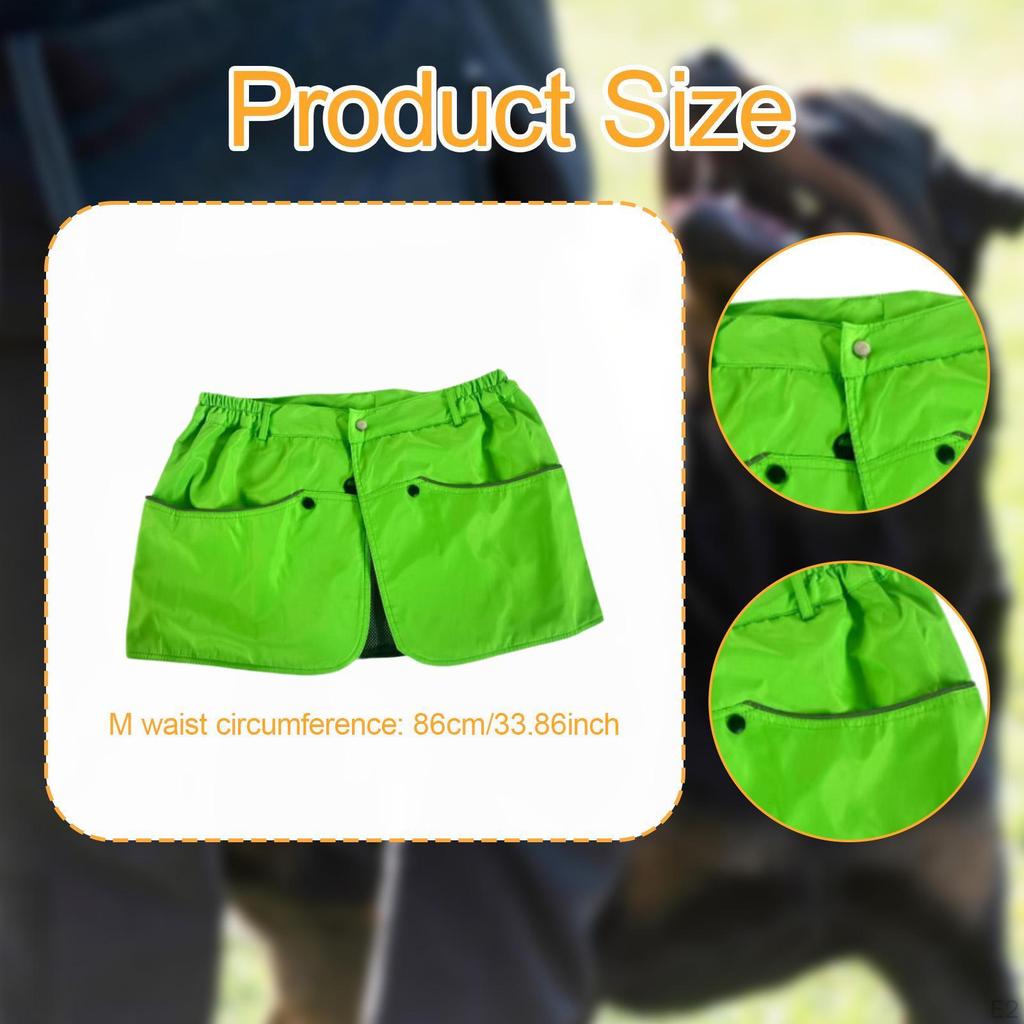 Agility Dog Handler Apron with Waterproof Features and Belt