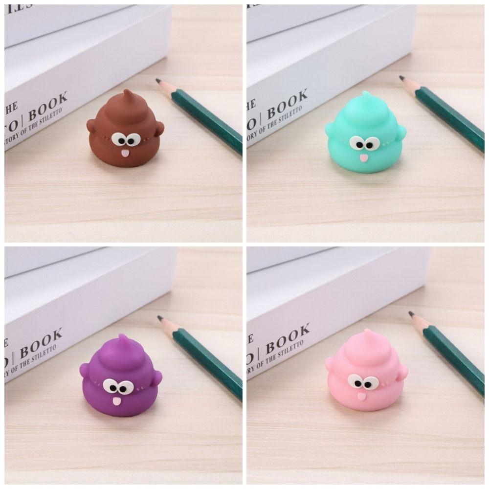 Poo Shaped Pencil Sharpener Manual School Supplies Stationery Cute Cartoon Sharpener