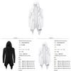 Medieval Costume Hoodie With Polyester Fabric For Role Play And Costume Parties