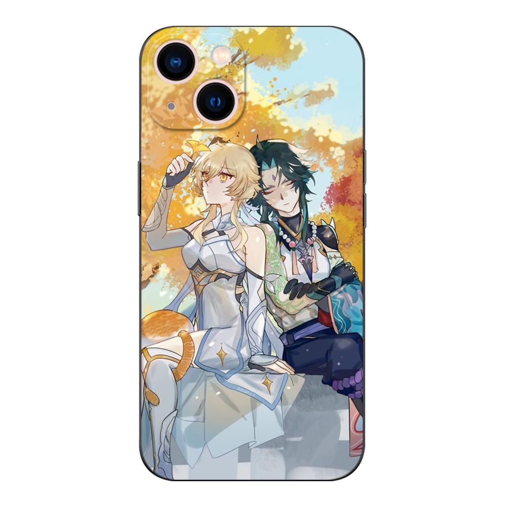 Черный чехол TPU для oneplus 8 pro 8t 9 9R Nord 2 ce N10 N100 N200 4G 5G impact Xiao Genshin