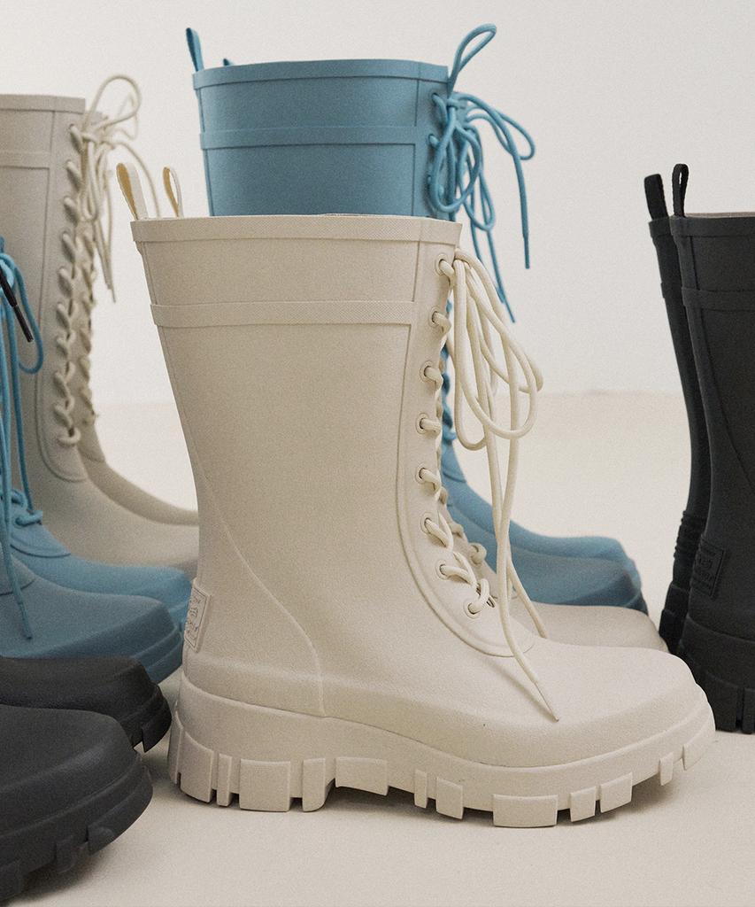 Rockfish Weatherwear Платформа Шнуровка Резиновые Сапоги Средние - 3 Цвета