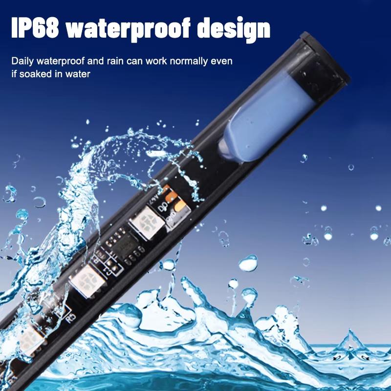 24V Грузовик Разноцветный Мигающий Свет Светодиодная Декоративная Лампа Атмосферный Свет Предупреждающий Свет для Безопасности Ночной Езды Для MAN SCANIA VOLVO