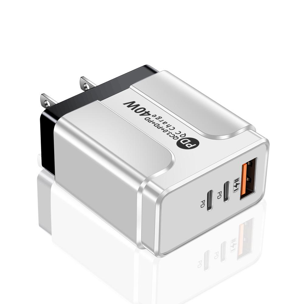 Universal Power Adapter Charger with 1 USB + 2 USB-C Ports, Compatible with US, EU, UK, AU Specifications