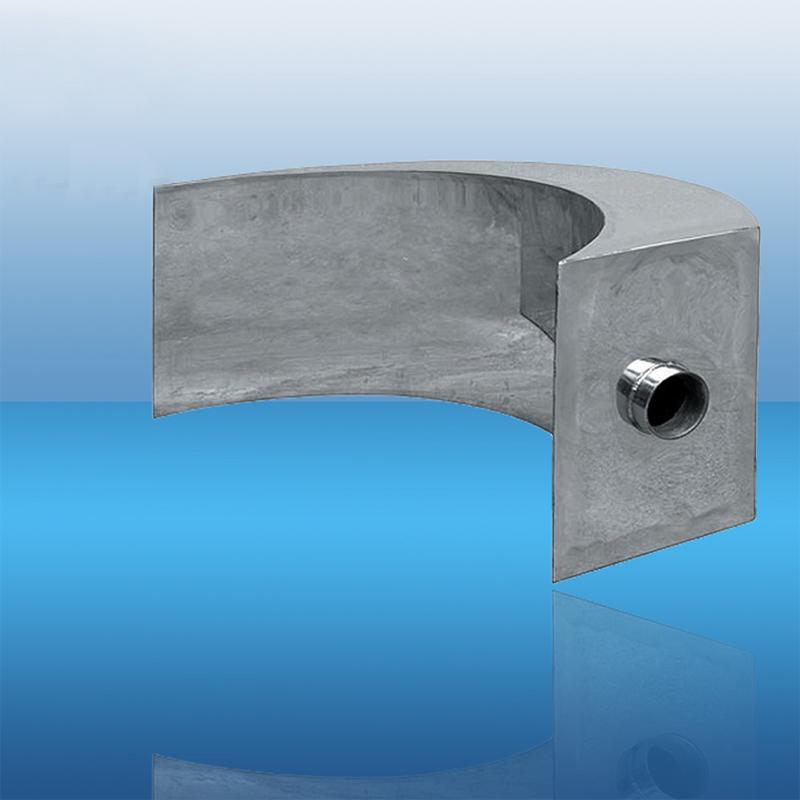 304 Нержавеющая сталь Фонтан Пруд Бассейн Сад Водопад Декоративная фурнитура Смеситель 60x30 см/40x20 см