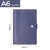 Macaron Money Organizer PU Leather Loose-leaf Notebook Durable Cash Saving Planner  Planner
