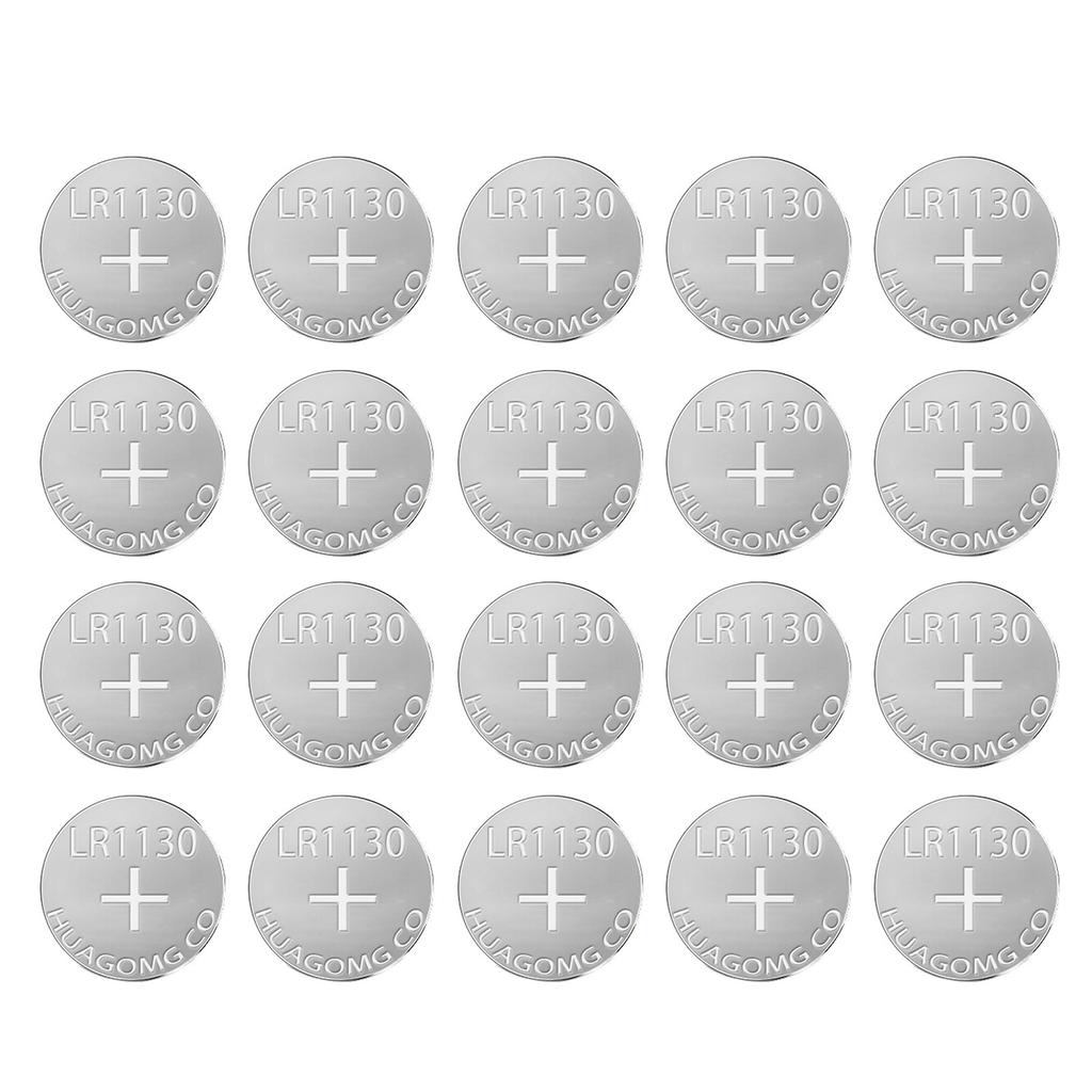 Pack of 10pcs/20pcs LR1130 Batteries Button Cell Battery for Long Terms Power for Watches and Key Fob Power Supplies