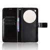 For ZTE nubia Focus 2 Ultra 5G PU Leather Case with Strap Crazy Horse Texture Phone Wallet Cover