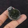 Moldavite Pendant Original Gemstone Jewelry 925 Sterling Silver Pendant Handmade Jewelry Vintage Pendant Gift For Mother Birthstone Pendant