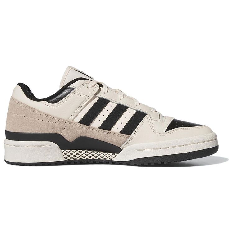 adidas Forum Low CL Wonder White Black Кроссовки унисекс Cream Core-Black Wonder-Beige IG3901