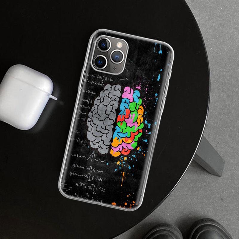 Чехол для телефона с изображением Физики Химии Математики для iPhone 11 12 13 Mini 14 15 Plus 16 Pro Max 17 Air 7 8 + SE Арт Индивидуальный Fund