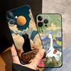 Мультяшный чехол Утка Кошка для Apple iPhone 17 Pro Max 15 Pro 7 8 XR XS MAX 14 11 16 13 12 Air Funda Чехол для телефона