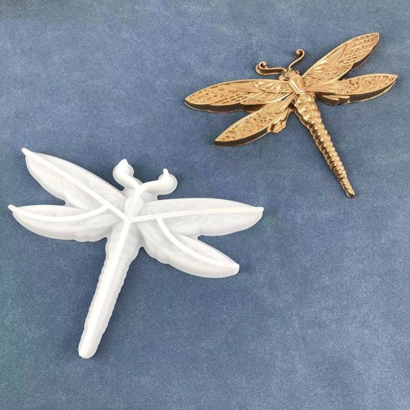 Силиконовая форма «Стрекозы с рельефом» для DIY-декора стен и подвесных украшений, принадлежности для рукоделия, форма для заливки смолой