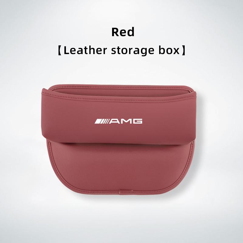 JAEZI1 Leather Car Seat Gap Organizer Box Leak-proof Storage Bag For Mercedes Benz AMG GLC W203 W206 W220 W205 W211 W212 W201 W210 W108