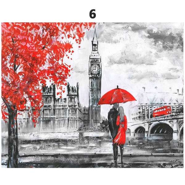 DIY Tower 5D Diamond Painting Full Round Drill Scenic Diamond Вышивка Наборы для вышивки крестом Смола Домашний декор Настенное искусство Подарок