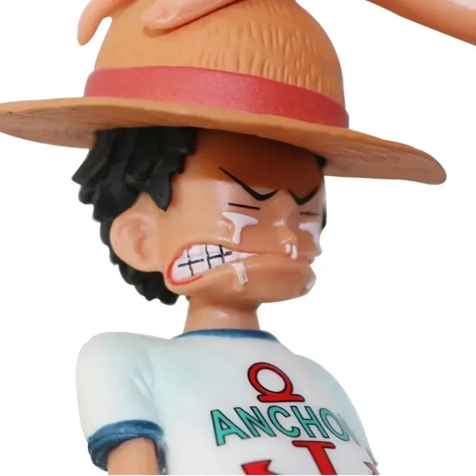 18 см One Piece Аниме Фигурка Четыре императора Шанкс Соломенная шляпа Луффи Фигурка One Piece Sabo Ace Санджи Ророноа Зоро Фигурка