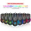 Colorful Luminous Wired Gaming Mouse: X100 Adjustable 3600 DPI
