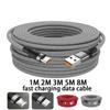 6A USB TYPE C Кабель Плетеный Кабель Быстрой Зарядки Прочный Кабель Быстрой Зарядки Мобильное Устройство