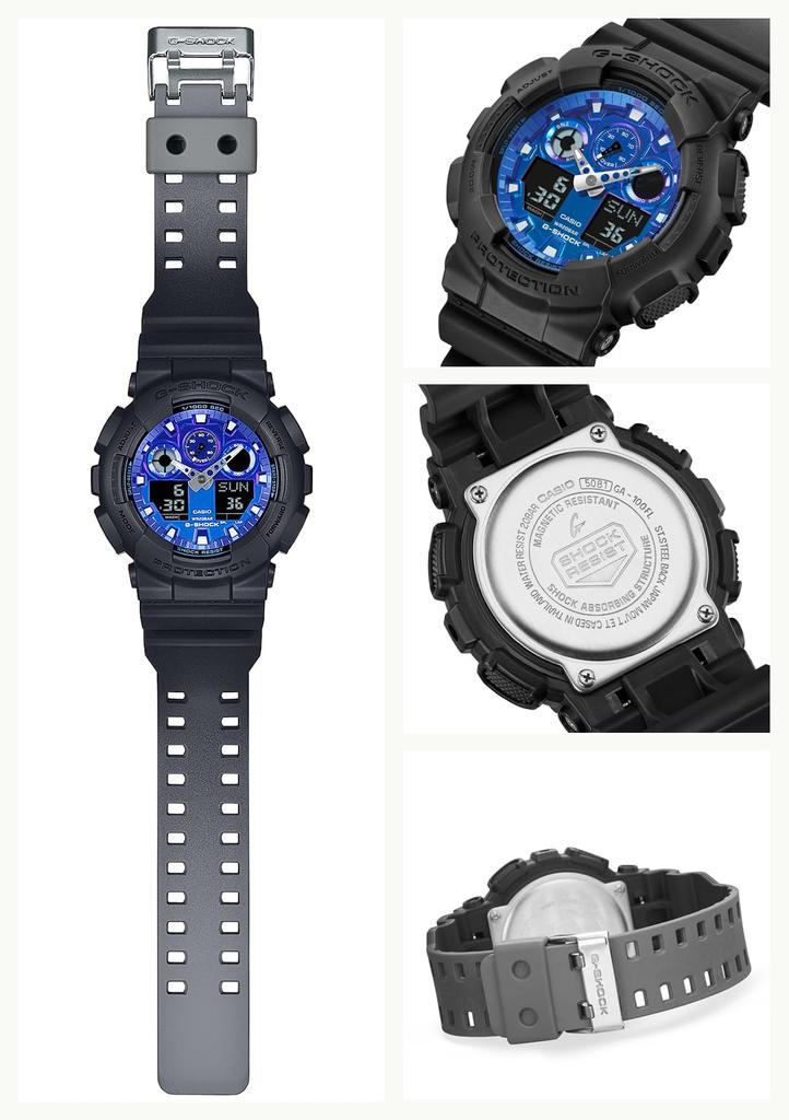 Мужские часы Casio серии Flame Inside черного цвета G-Shock GA-2100FL-1AJF