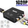 Адаптер-скалер 1080P HDMI-совместимый в AV, Видеокомпозитный конвертер, RCA AV в HDMI-совместимый, CVSB L/R, Видеоскалер