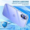 Чехол-бампер 360° для iPhone 16 15 14 mini 11 Pro Xs Max SE 2 3 7 8 plus, Прозрачный жесткий ПК, Мягкий силиконовый корпус