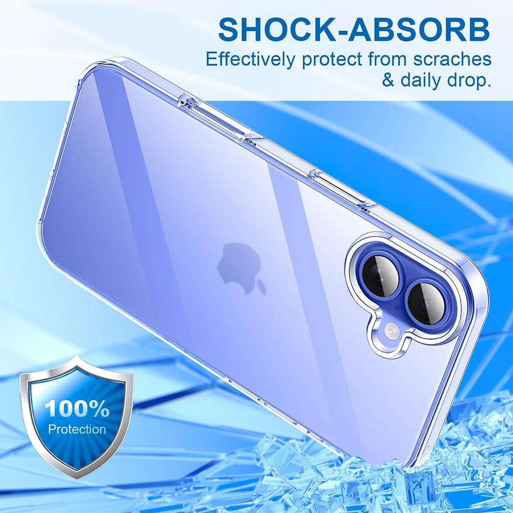 Чехол-бампер 360° для iPhone 16 15 14 mini 11 Pro Xs Max SE 2 3 7 8 plus, Прозрачный жесткий ПК, Мягкий силиконовый корпус