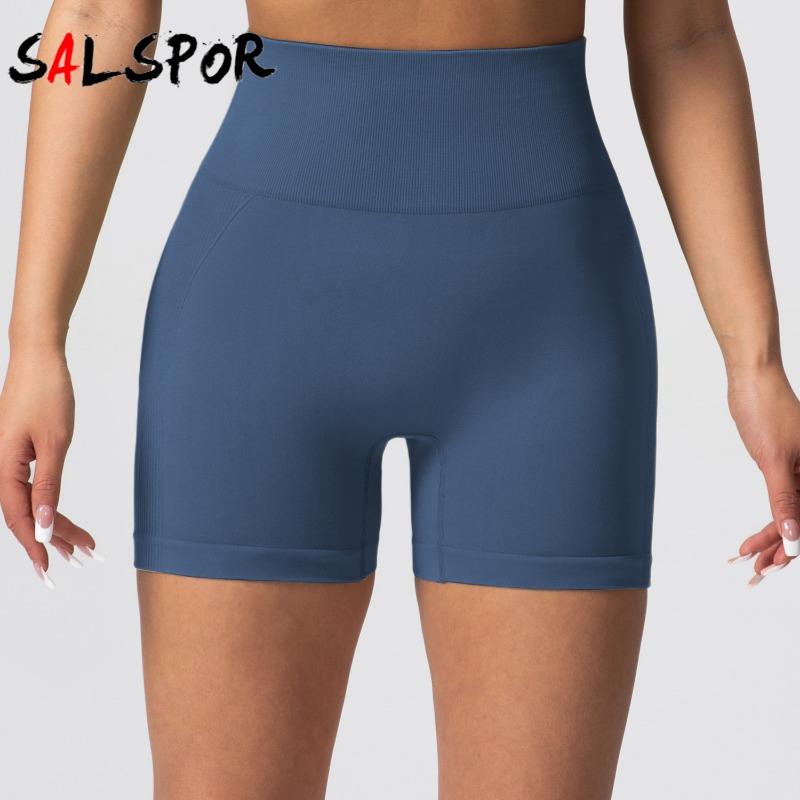 Summer Women's Fitness Yoga Shorts High Waist Sports Gym Shorts Push Up Casual Shorts