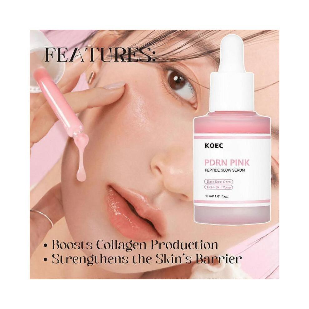 PDRN Pink Peptide Serum Regenerating Anti-aging Glowing Serum Uneven Skin Tones for Daily Use