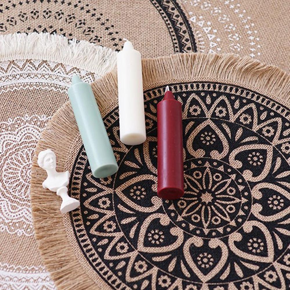 Embroidery Heat Insulation Plate Craft Kitchen Supplies Coaster Table Placemat Coffee Cup Mats