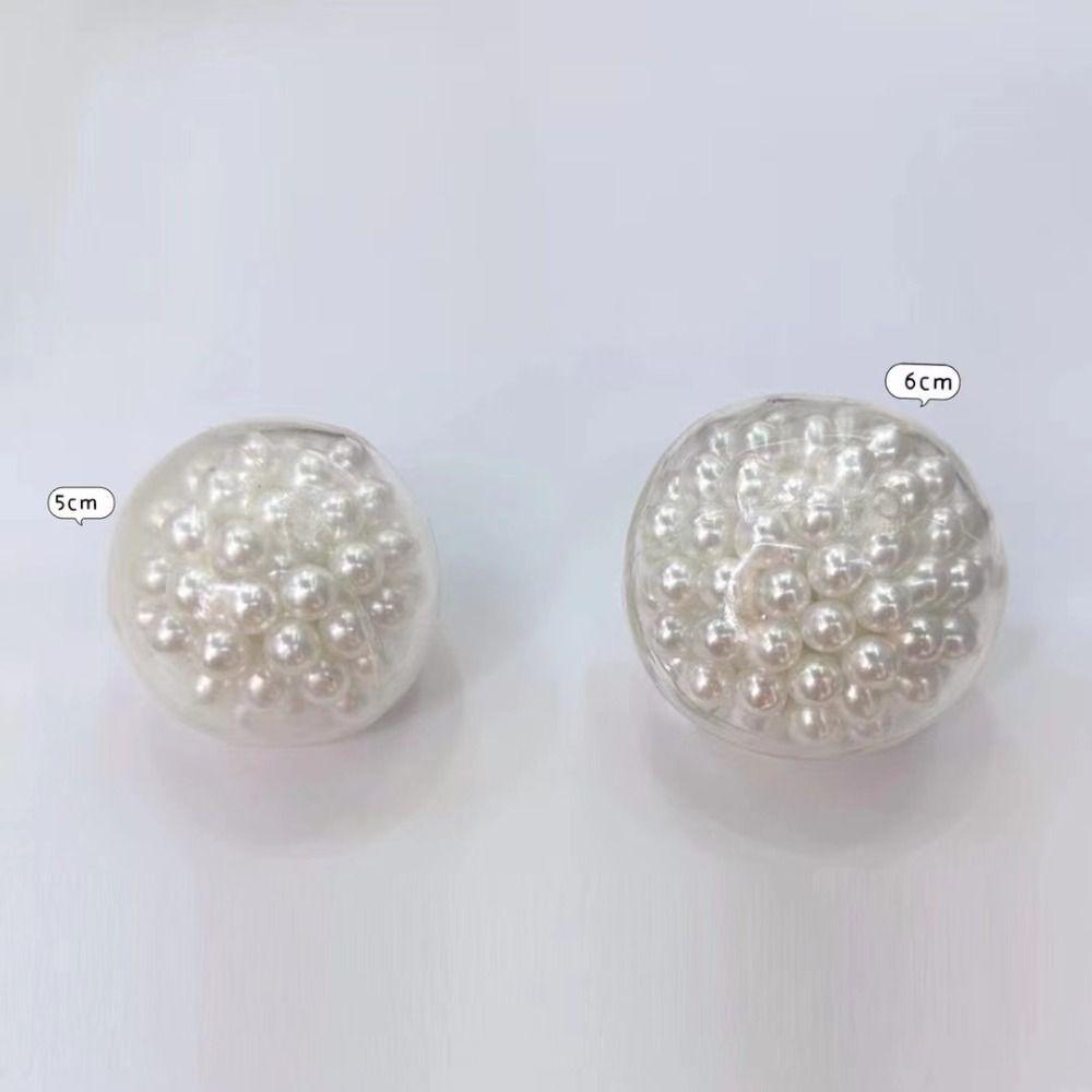Bead Ball Pinch Fidget Toy Mochi Ball Pearl Squeeze Toy Pearl Noisy Ball Toys Table Ornaments