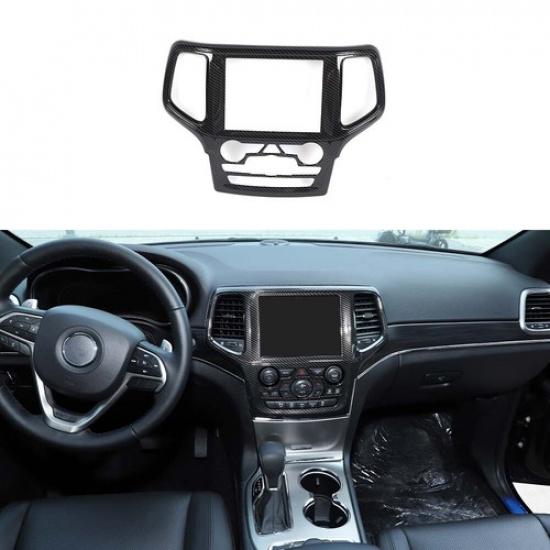 Dashboard Center Radio Navigation Panel Cover For Jeep Grand Cherokee 2014-