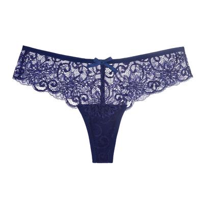 Кружевные трусы Сексуальные стринги Т-образные трусики с низкой талией Трусы Женское нижнее белье Хлопок Промежность Женское нижнее белье