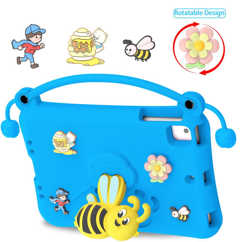 EVA Case For iPad mini (2019) 7.9 inch / mini 4 / mini 3 / Mini 2 / Mini Bee Style Kickstand Tablet Cover with Carry Handle