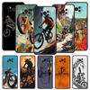 Чехол для телефона для Xiaomi Poco F7 F6 F5 F4 F3 X7 X6 X5 X4 X3 NFC M4 C51 C55 GT 5G Мягкий ТПУ Чехол Capas Осенний Велосипедный Велосипед Funda Сумка