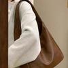 Large-capacity Bag, New Autumn and Winter Soft Leather Bucket Bag, Commuter Tote Bag, College Student Shoulder Bag.