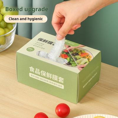 Чехлы для мисок Многоразовые эластичные емкости для хранения продуктов Прозрачные цвета Растягивающиеся миски для хранения продуктов