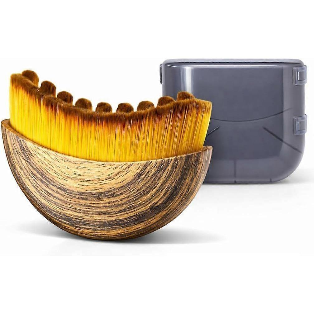 Lymphatic Drainage Face Brush Soft Bristle Facial Dry Brush for Face and Neck, Lymphatic Contour Massage Tool, Gua Sha Alternative for Depuffing,