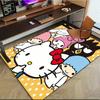 1 шт. Офисный ковер с принтом Sanrio Melody Русалка, Прямоугольный коврик под стол, Идеальный декор для гостиной, спальни, кухни, Нескользящий коврик для пола