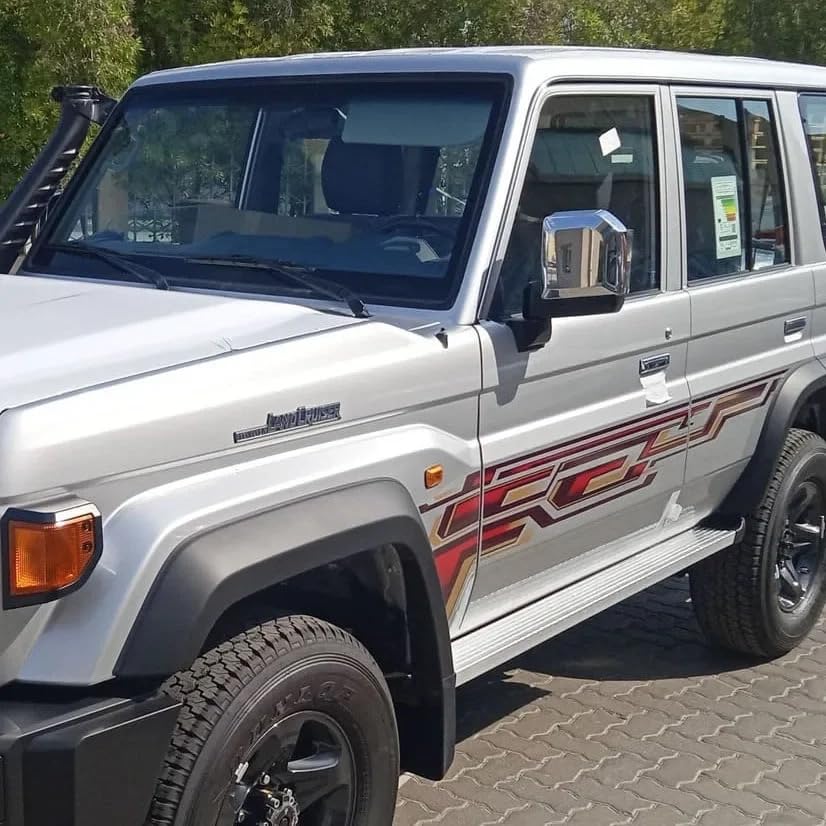 Side mirror covers for Land Cruiser 70 LC70 76 79 2024 and later