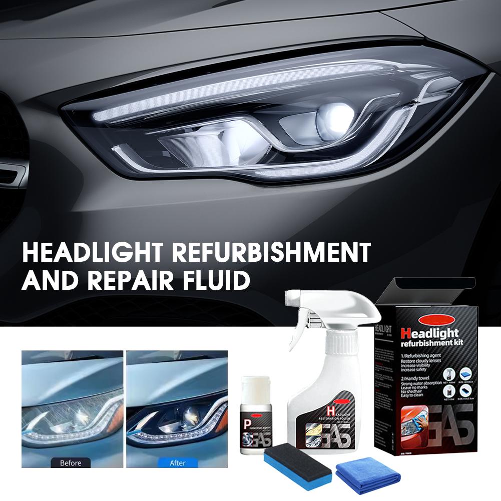 1SET NEW Car Headlight Restoration Polishing Kits Headlamp Scratch Remover Repair Cleaning Paste Remove Oxidation Polish Liquid