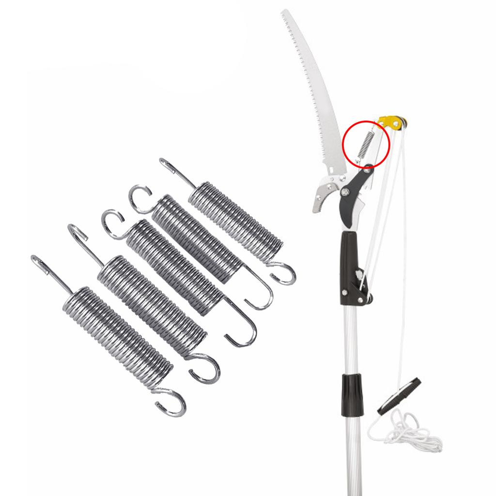 5 шт. стальных пружинных ножниц, аксессуары, пружинный инструмент для обрезки, пружинные высокие ножницы, воздушные ножницы, секатор для деревьев, пружинное дерево