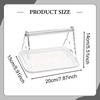 Tabletop Bird Perch Portable Desktop Parrot Training Perch Cage Accessories for Macaw Finch Parakeet Pet Supplies