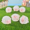 Micro-landscape Luminous Little Sheep Furniture, Living Room Desktop Ornaments, Creative Decorative Resin Handicrafts