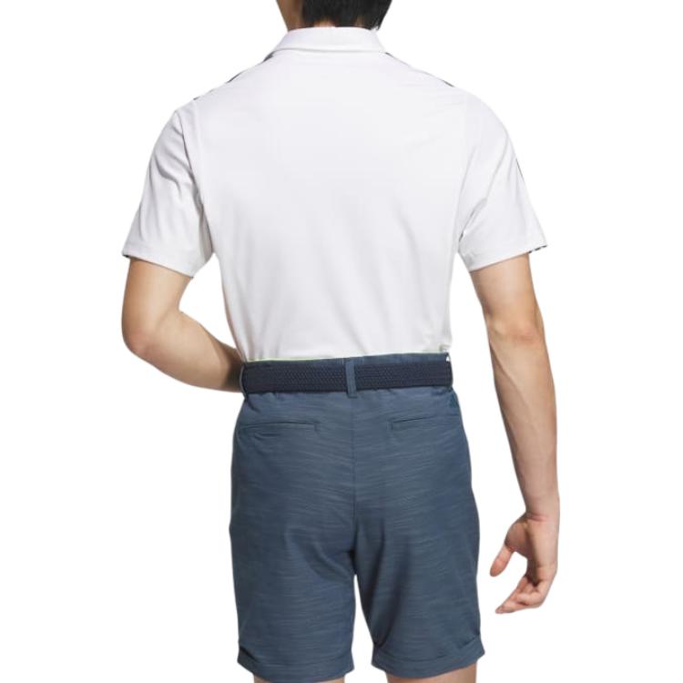 Adidas Мужская рубашка-поло с 3 полосками Heat.Rdy, белые топы HY0931