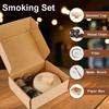 Набор для копчения коктейлей Smoking Master - Набор с щепой для ароматизации виски Бурбон Old Fashioned с 5 натуральными ароматами