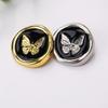 10pcs Beautiful Butterfly Buttons 15/18/23mm Fashionable Metal Shank Buttons Apparel Sewing Accessories