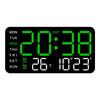 Wall-mounted Electronic Wall Clock Temperature Display Table Clock Digital LED Clocks  for Bedroom