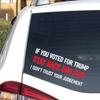 Anti Trump Usa Us Presidential Election Styling Car Decals Auto Window Body Laptop Wall Water-Repellent Pvc Decals Auto Accessories