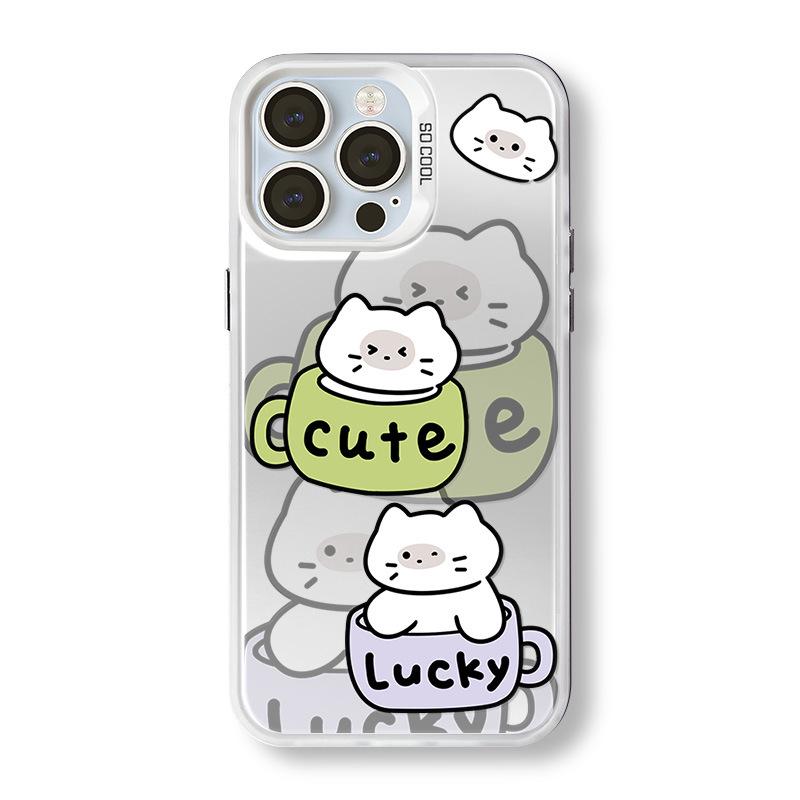 Чехол Zhitai 13Pro Cartoon Frosted Laser для Apple 16, iPhone 14 и Huawei P70.