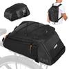 3-in-1 Bicycle Bag Reflective Bike Saddle Bag Waterproof Bike Rear Rack Bag with Shoulder Strap